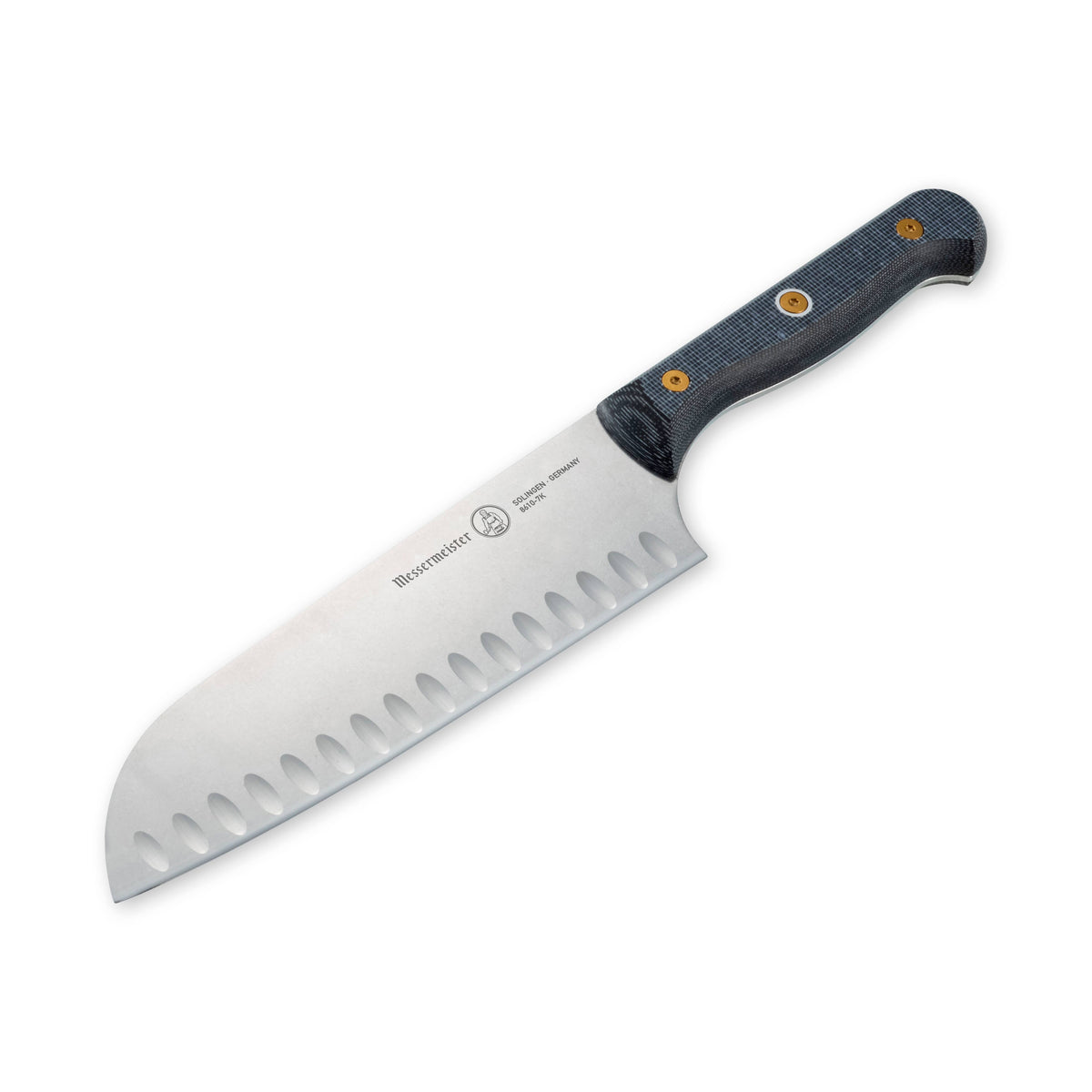 Custom 7 Inch Kullenscliff Santoku: Blue