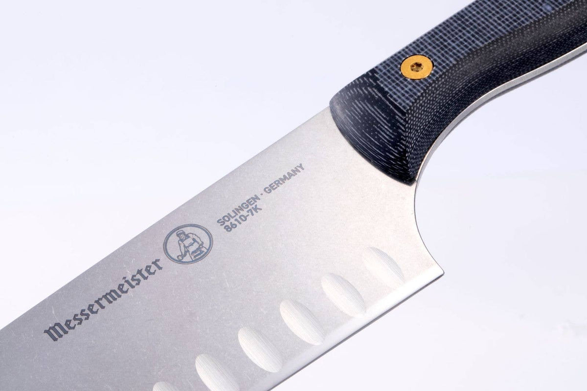 Custom 7 Inch Kullenscliff Santoku: Blue