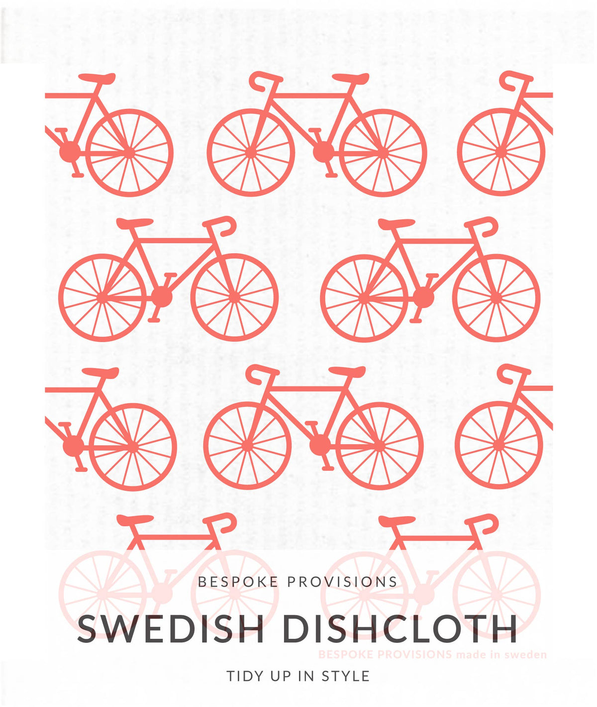 Bikes Swedish Dishcloth