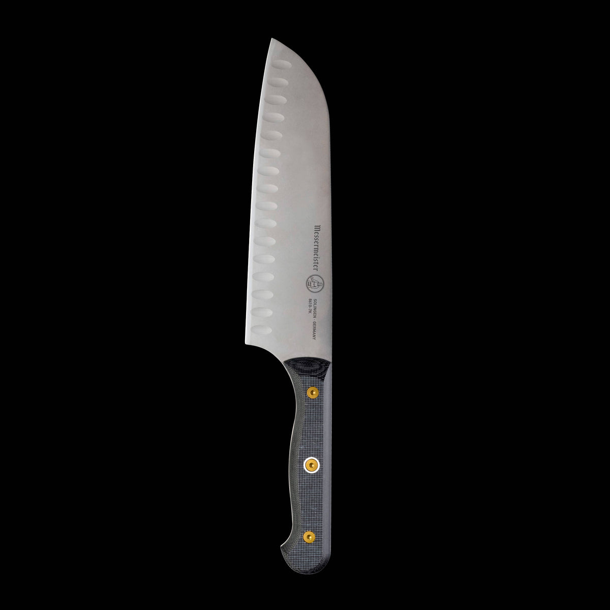 Custom 7 Inch Kullenscliff Santoku: Blue