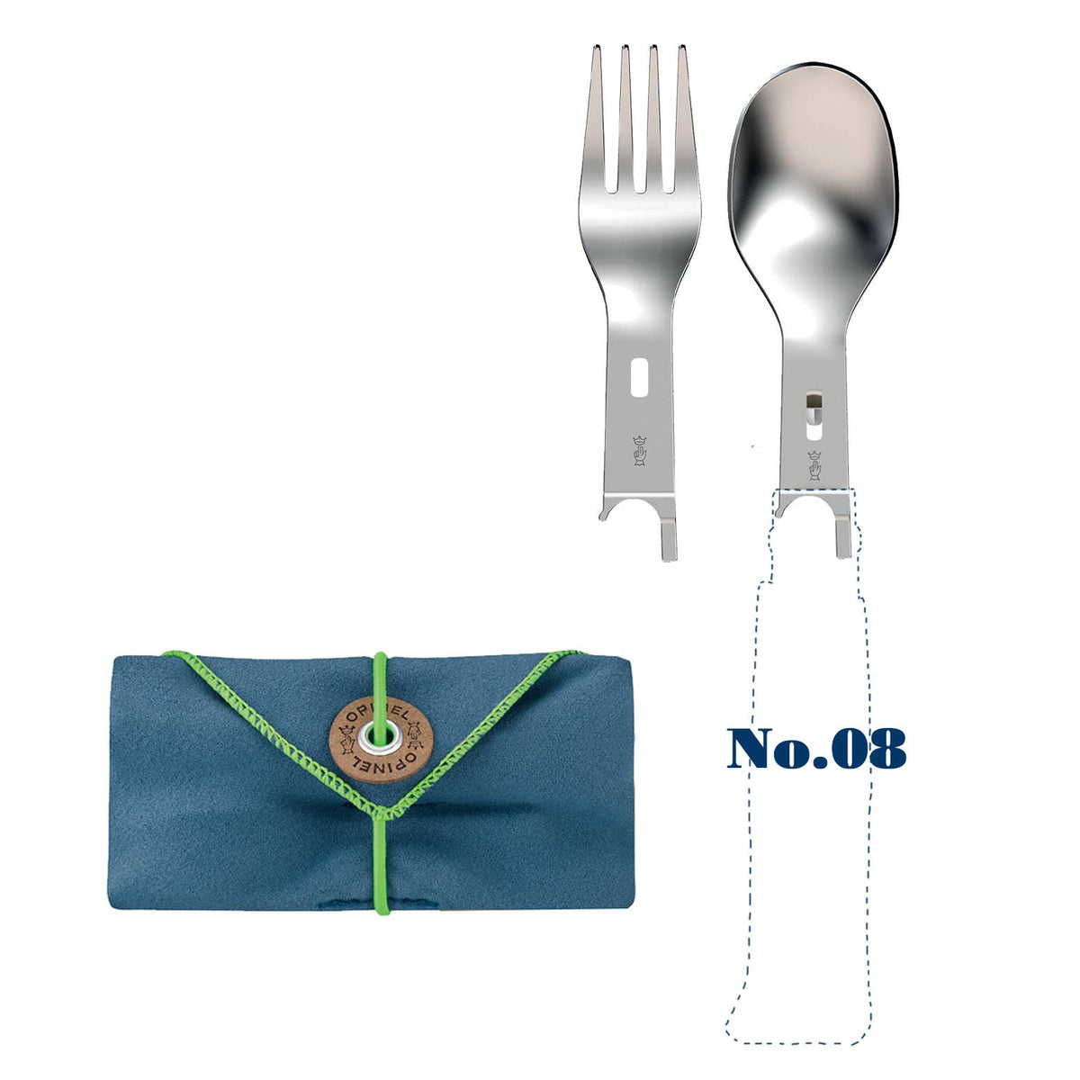 No.08 Picnic + Cutlery Set: With No.08 Stainless Knife