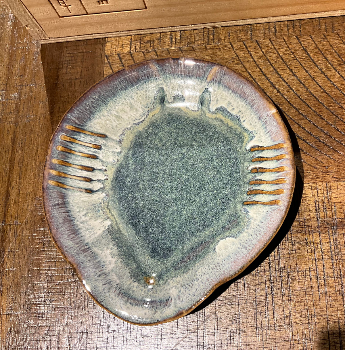 Spoon Rest - Stoneware Pottery: Jade