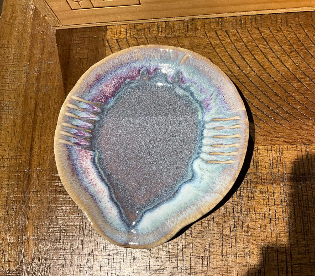 Spoon Rest - Stoneware Pottery: Sunrise