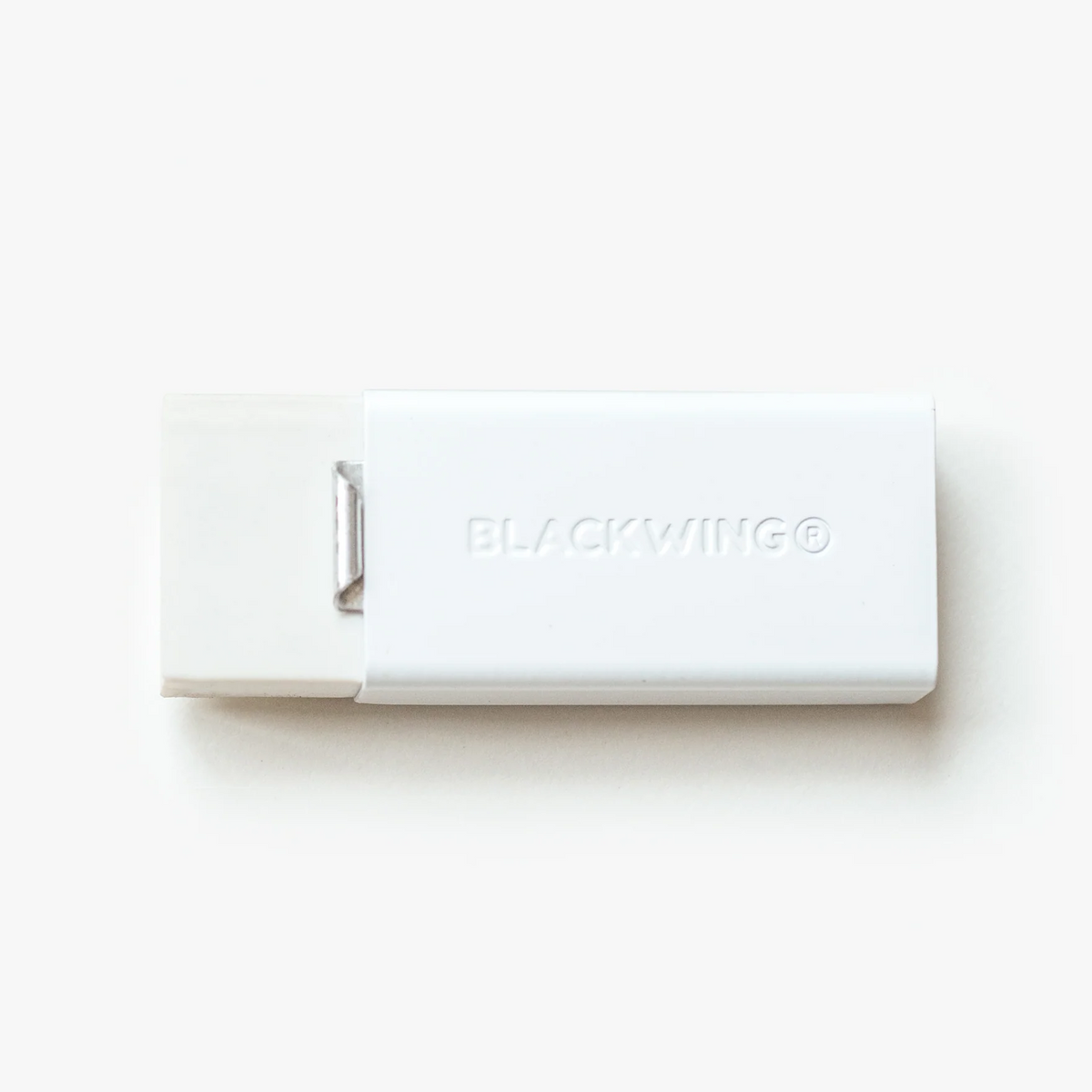 Blackwing Soft Handheld Eraser and Holder - White